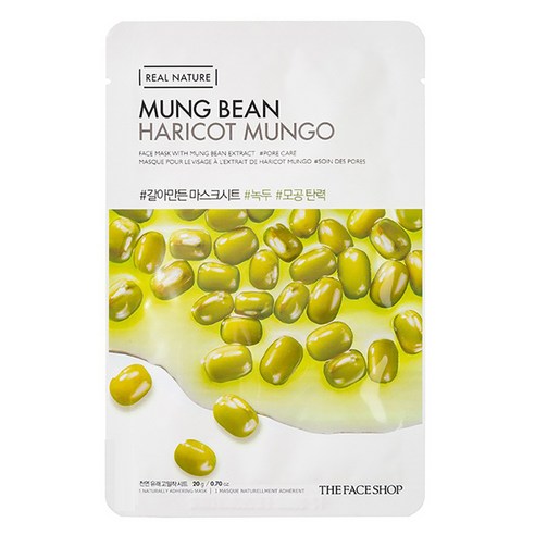 더페이스샵 갈아만든 마스크시트 녹두 20g, 1개입, 1개