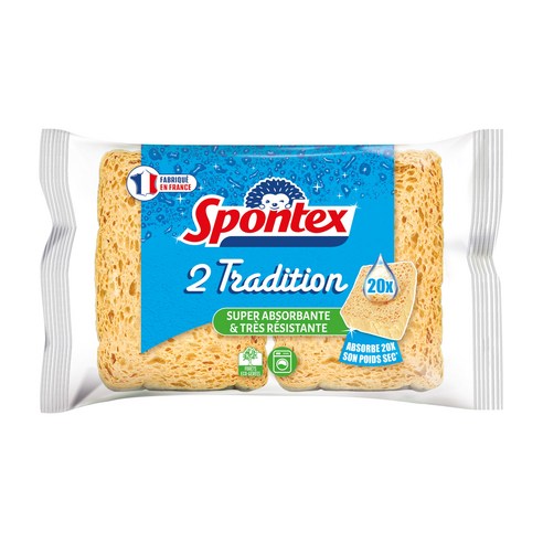 스폰텍스 드라이 셀룰로스 스펀지 2 트레디션 수세미 실사용 후기 | 효과 있을까? - 상품 이미지 1