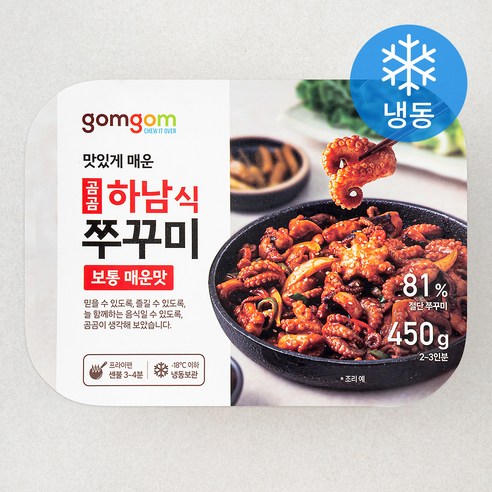곰곰 하남식쭈꾸미 보통매운맛 (냉동), 450g, 4개 450g × 4개, 450g × 4개 섬네일