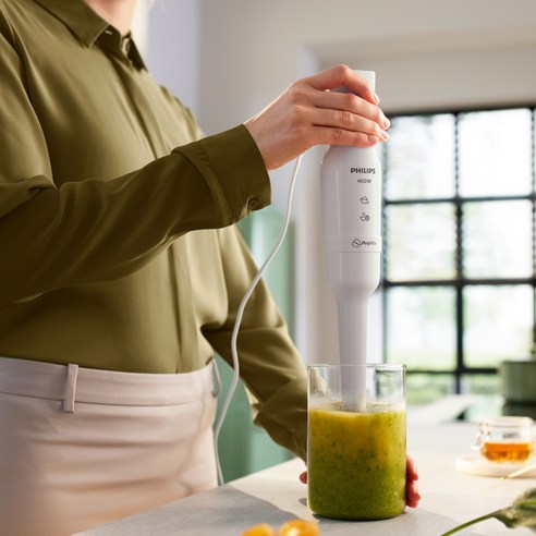 필립스 데일리 핸드블렌더 3000 시리즈 HR2520/00 화이트 이미지 3