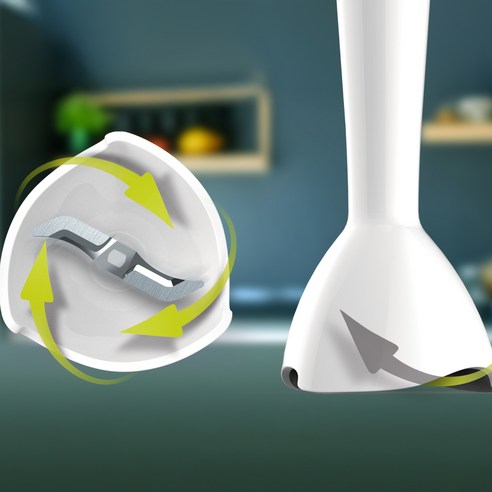 필립스 데일리 핸드블렌더 3000 시리즈 HR2520/00 화이트 이미지 4