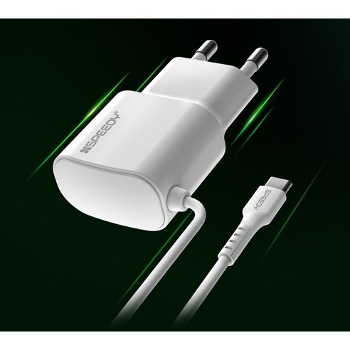 스피디 5V 1.2A C타입 케이블 일체형 충전기 이미지 2