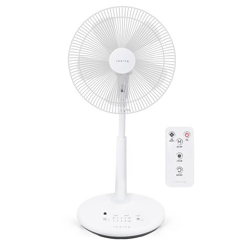 쿠잉전자 리모컨 발터치 선풍기, EF-F1401W