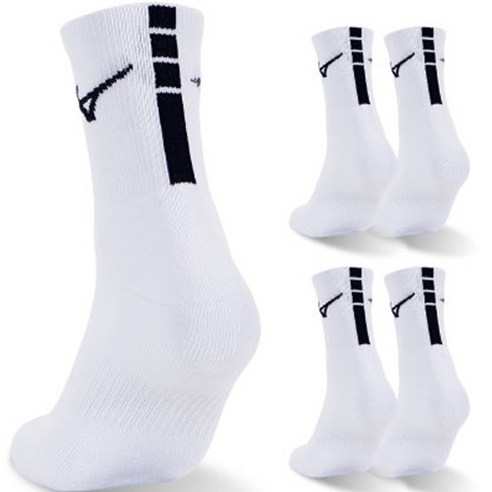 미즈노 플레이 더블 쿠션 미드 스포츠 양말