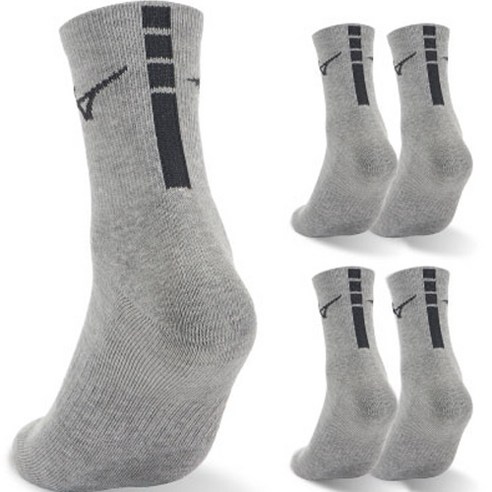 미즈노 플레이 더블 쿠션 미드 스포츠 양말