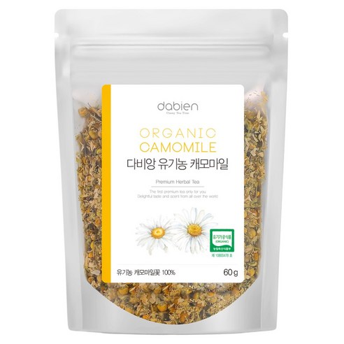 다비앙 유기농 캐모마일 차 리필, 60g, 1개, 1개입