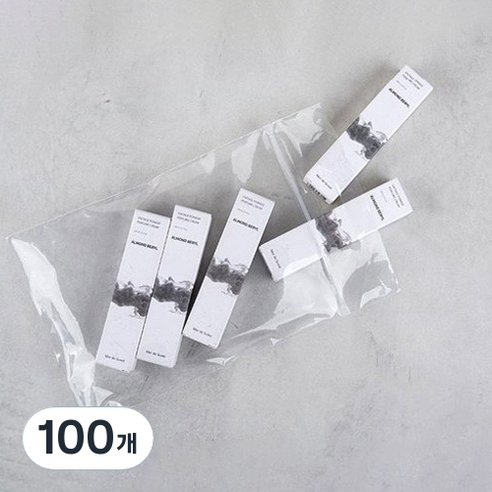 혜림봉투 PE손잡이 지퍼백 15 x 5 + 20, 투명, 100장