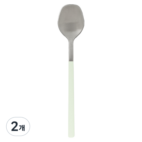 메종오브제 시에르 딜라잇 커트러리 티스푼, 스카이민트, 단품, 2개