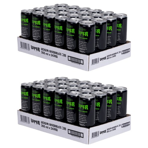 삼대오백 바이퍼 에너지 그린 제로음료, 355ml, 48개