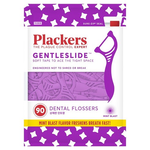 플랙커스 젠틀 슬라이드 치실, 8.5cm, 90개입, 1개
