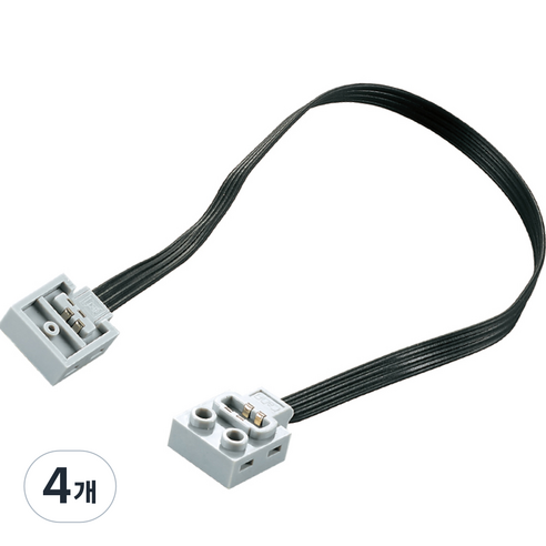 바니랜드 아동용 CaDA 프로 파워시스템 연장케이블 25cm, 혼합색상, 4개