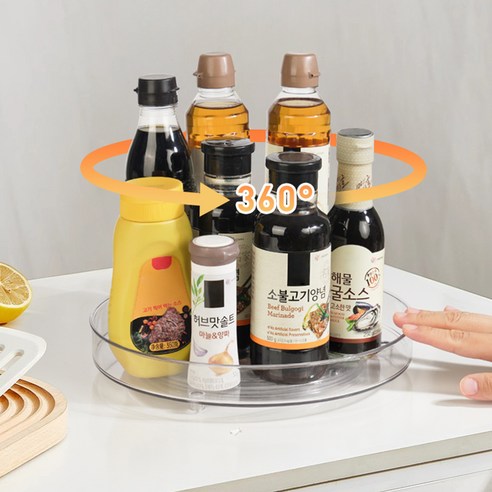 코멧 다용도 투명 회전트레이 실사용 후기 | 효과 있을까? - 상품 이미지 3