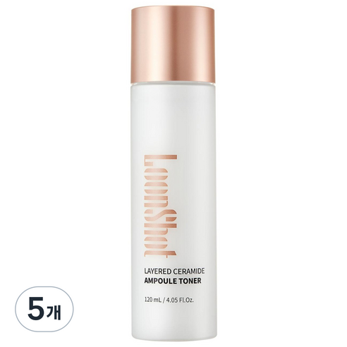 룬샷 레이어드 세라마이드 앰플토너, 120ml, 5개