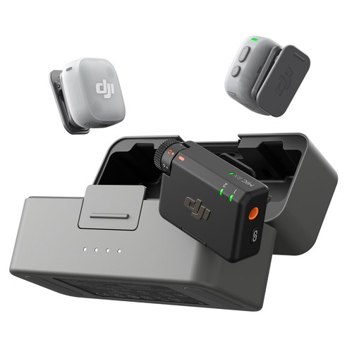 DJI Mic Mini 2 2 TX + 1 RX + 충전 케이스 마이크 세트, 혼합색상