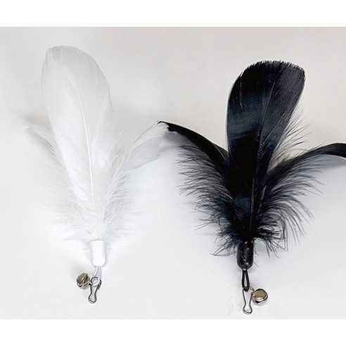 네이처펫 롱와이어 흡착 고정 깃털 낚시대 + 깃털 세트 이미지 3