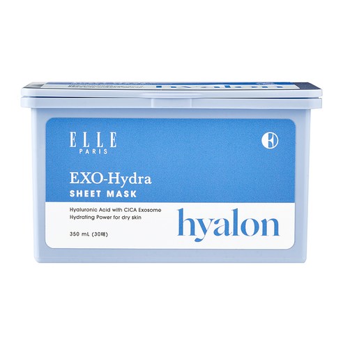ELLE PARIS EXO 하이드라 뽑아쓰는 5분 퀵 시트마스크 [수분], 1개입, 30개