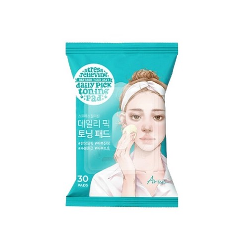 [비건뷰티] 아리얼 데일리 픽 진정 토닝패드 57g 솔직 후기 | 실사용자 리뷰 분석 - 상품 이미지 2