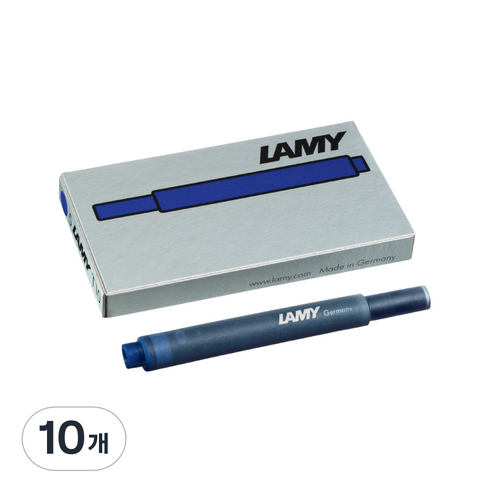 LAMY 만년필용 잉크 카트리지, 블루블랙, 10개