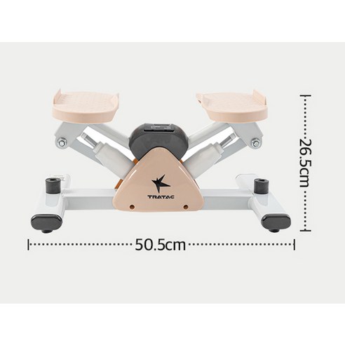트라택 스텝핏 좌우 스텝퍼 베이직 후기 분석 - 바닥 보호 매트 포함 구성