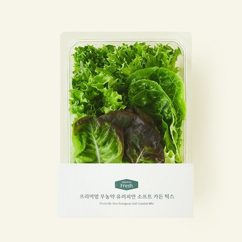 프리미엄 무농약 유러피안 소프트 가든 믹스, 110g, 1개입, 1개