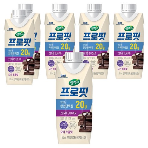 셀렉스 프로핏 모카 초콜릿 250ml, 6개 솔직 후기 | 실사용자 리뷰 분석 - 상품 이미지 1