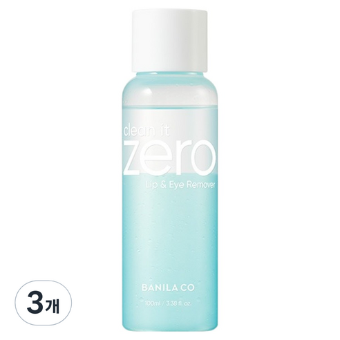바닐라코 립 앤 아이 리무버 클리어, 100ml, 3개