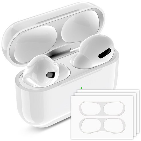 구스페리 에어팟 철가루방지 스티커 4개입 개봉기 | 실사용 후기 썸네일