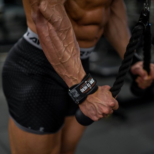 제로투히어로 리프팅 프로 그립 일체형 헬스 스트랩 후기 분석 - 패드 단면 상세