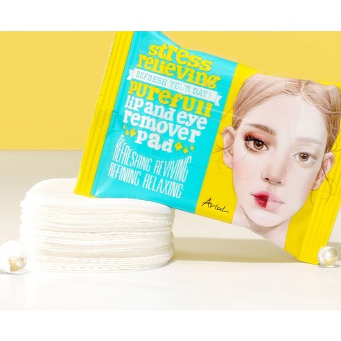 아리얼 스트레스 릴리빙 립앤아이 리무버 패드 30p 이미지 2