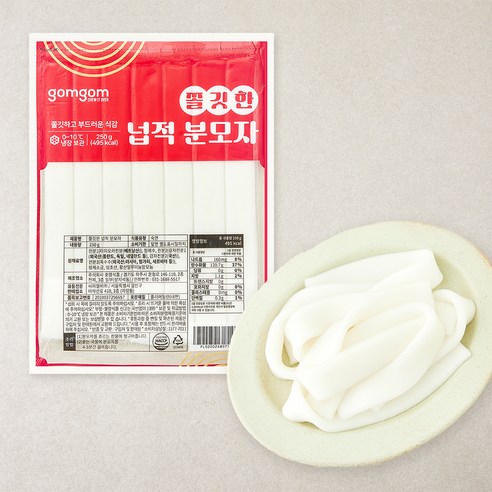 곰곰 쫄깃한 넙적 분모자, 250g, 1개