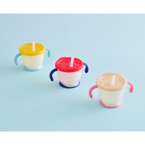 릿첼 AQ 첫걸음 머그 스텝업 빨대컵 세트 후기 분석 - 컬러 및 디자인