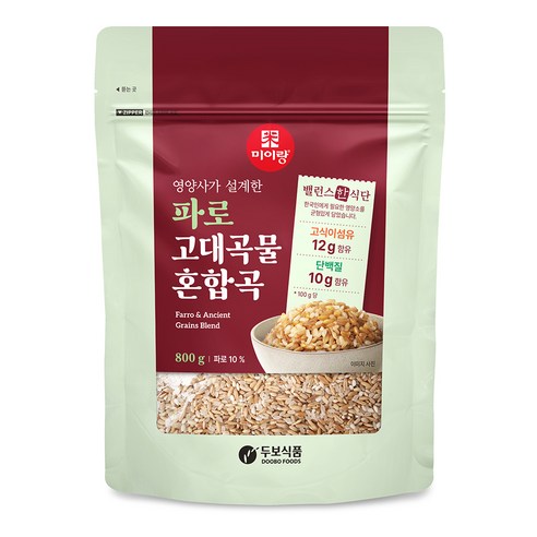 미이랑 영양사가 설계한 파로 고대곡물 혼합곡, 800g, 1개