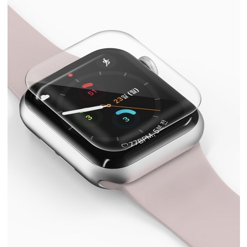 신지모루 애플워치 풀커버 TPU 액정보호필름 3p 이미지 2