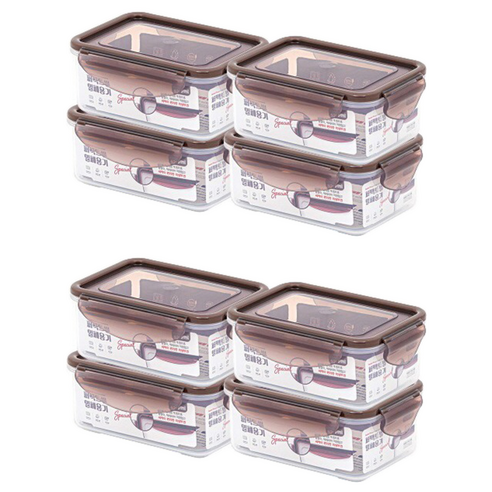 셰프웨어 퍼펙트씰 밀폐용기, 8개, 520ml