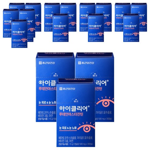 아이클리어 루테인아스타잔틴, 30정, 18개