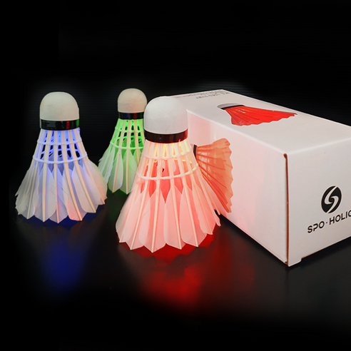 스포홀릭 LED 야광 셔틀콕 이미지 3