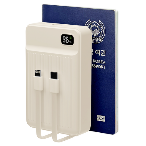 바우아토 포켓쉴 고속 입출력 케이블 일체형 미니 대용량 난연 보조배터리 ... 개봉기 | 실사용 후기 - 상품 이미지 2