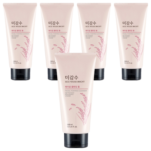 더페이스샵 미감수 브라이트 클렌징 폼, 300ml, 5개