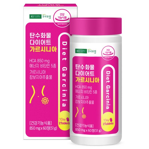건국유업 탄수화물 다이어트 가르시니아 60p, 60정, 1개