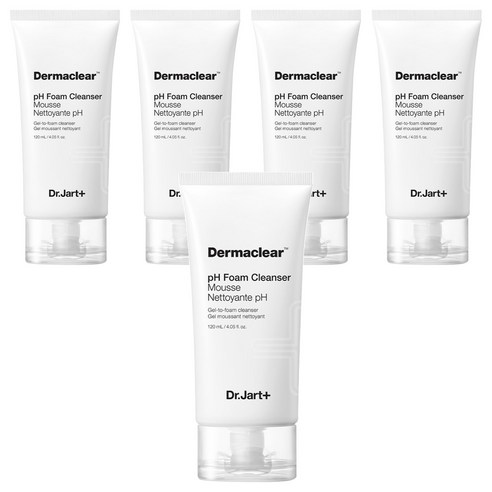닥터자르트 더마클리어 pH 폼 클렌저, 120ml, 5개