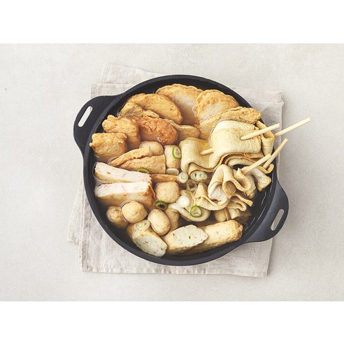 삼진어묵 옛날모듬어묵 후기 분석 - 조리된 어묵탕 비주얼