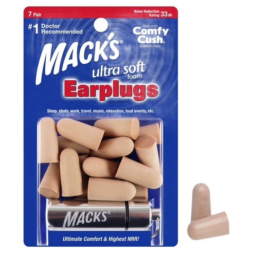 Macks 울트라 귀마개, 1세트, 1개