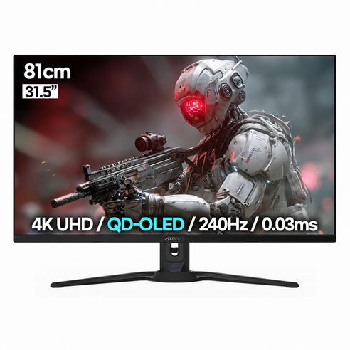 기가바이트 4K UHD AORUS QD OLED 240Hz 게이밍 모니터, GIGABYTE AORUS FO32U2, 81cm, FO32U2
