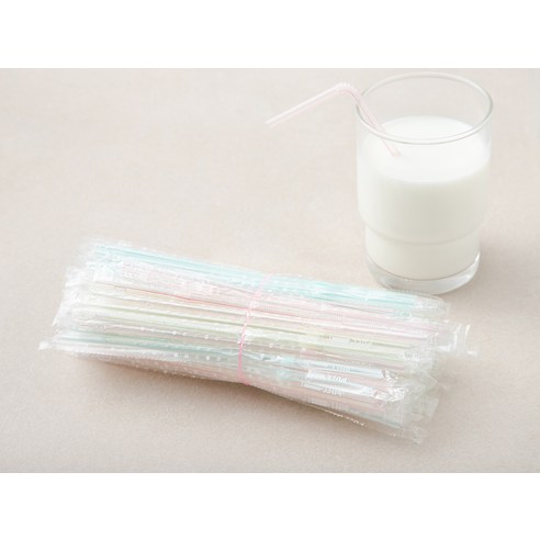 코멧 유아용 개별포장 주름빨대 혼합색상 400개 실사용 후기 | 효과 있을까? - 상품 이미지 4