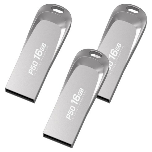 PLEIGO USB 메모리 P50, 16GB, 3개