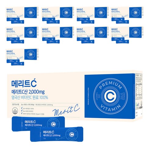 휴온스 메리트C 비타민 2000mg, 180g, 10개