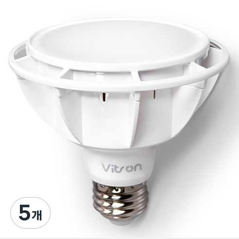 비츠온 확산형 레일등 할로겐 LED램프 블랙 15W, 주광색, 5개