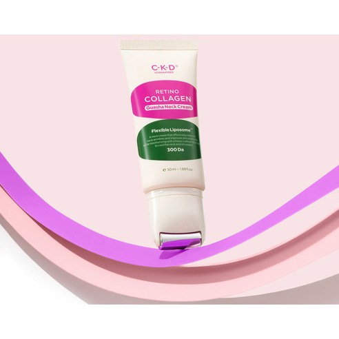 씨케이디 레티노콜라겐 저분자 300 괄사 목주름 크림 50ml + 콜라겐 앰플 1ml 3p 이미지 2