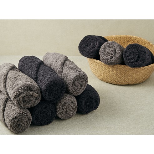 코멧 홈 프리미엄 소프트 고중량 호텔 수건 후기 분석 - 욕실 배치 예시