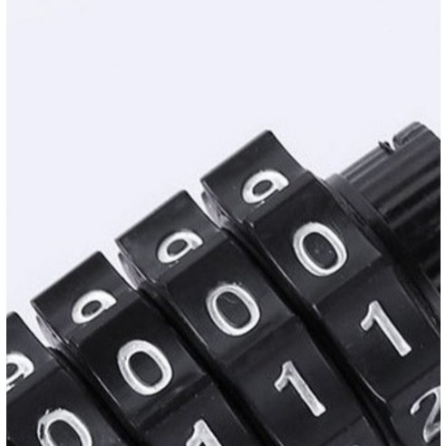 정상아이앤 도난방지 잠금 자전거 자물쇠 와이어락 이미지 3